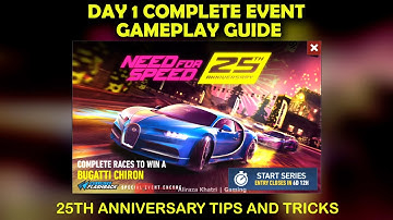 BUGATTI CHIRON DAY 1 | NEED FOR SPEED NO LIMITS 25TH ANNIVERSARY SPECIAL EVENT