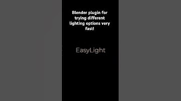 EasyLight - Blender Addon for … Easy Lights!
