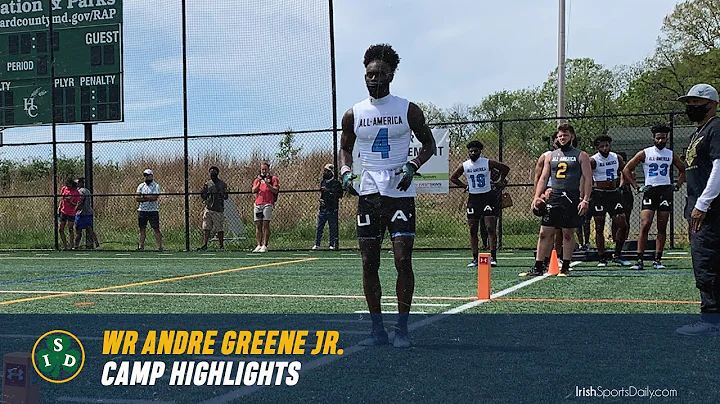2022 #NotreDame WR Target Andre Greene Jr. UA Balt...