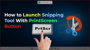 How to Use PrtScr Button to Open Snipping Tool on Windows 11