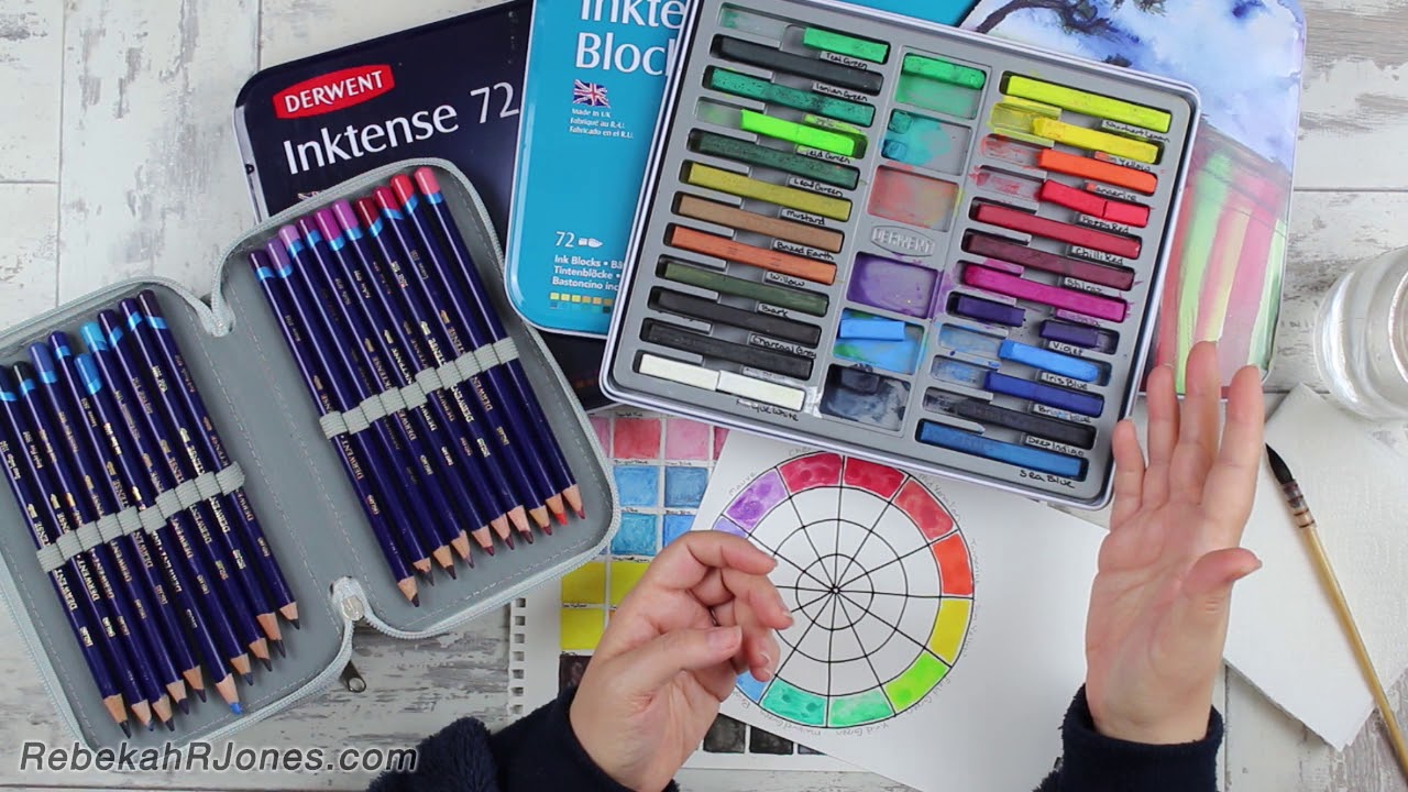 Inktense Pencils vs Inktense Blocks + How To 