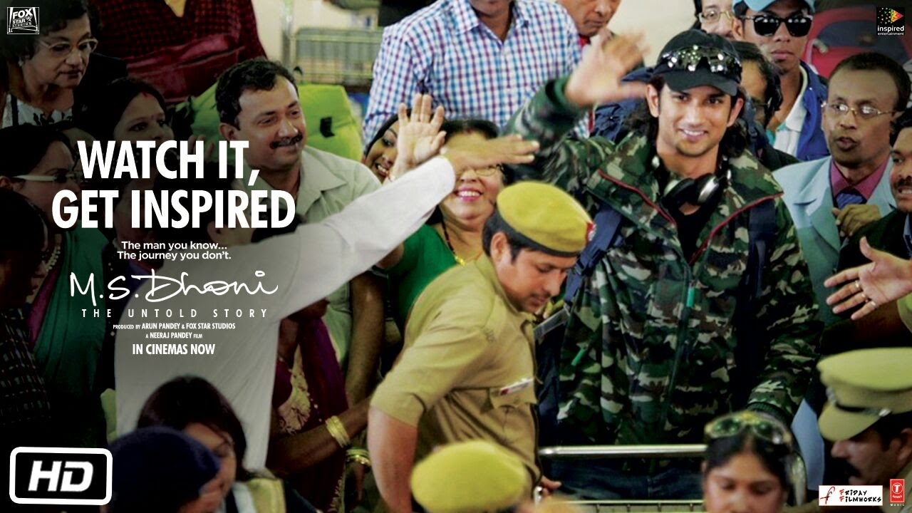 M.S.Dhoni - The Untold Story Watch it, Get Inspired Sushant Singh Rajput Neeraj Pandey