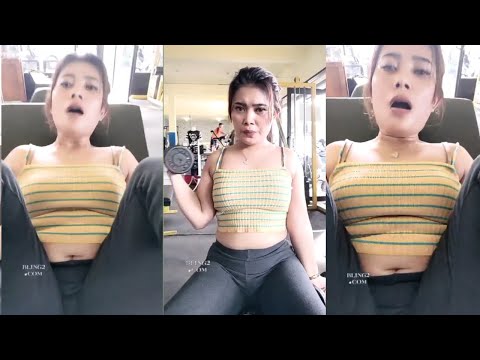 Tante Gym Sambil Live‼️ Hot Banget‼️