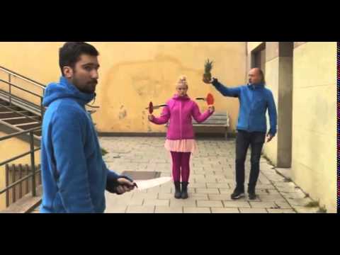 AMAZING! Ping Pong Master Knife Throwing!