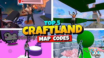 Top 5 Craftland Map Code In Free Fire | Best Craftland Map Code | Guide gamer #freefire #craftland