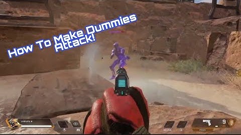 HOW TO GET DUMMIES TO ATTACK IN APEX LEGENDS SHOOTING RANGE