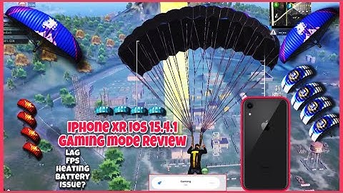 IPHONE XR iOS 15.4.1 PUBG/BGMI GAMING MODE REVIEW 2022🔥| IPHONE XR HEATING ISSUE FIXED?