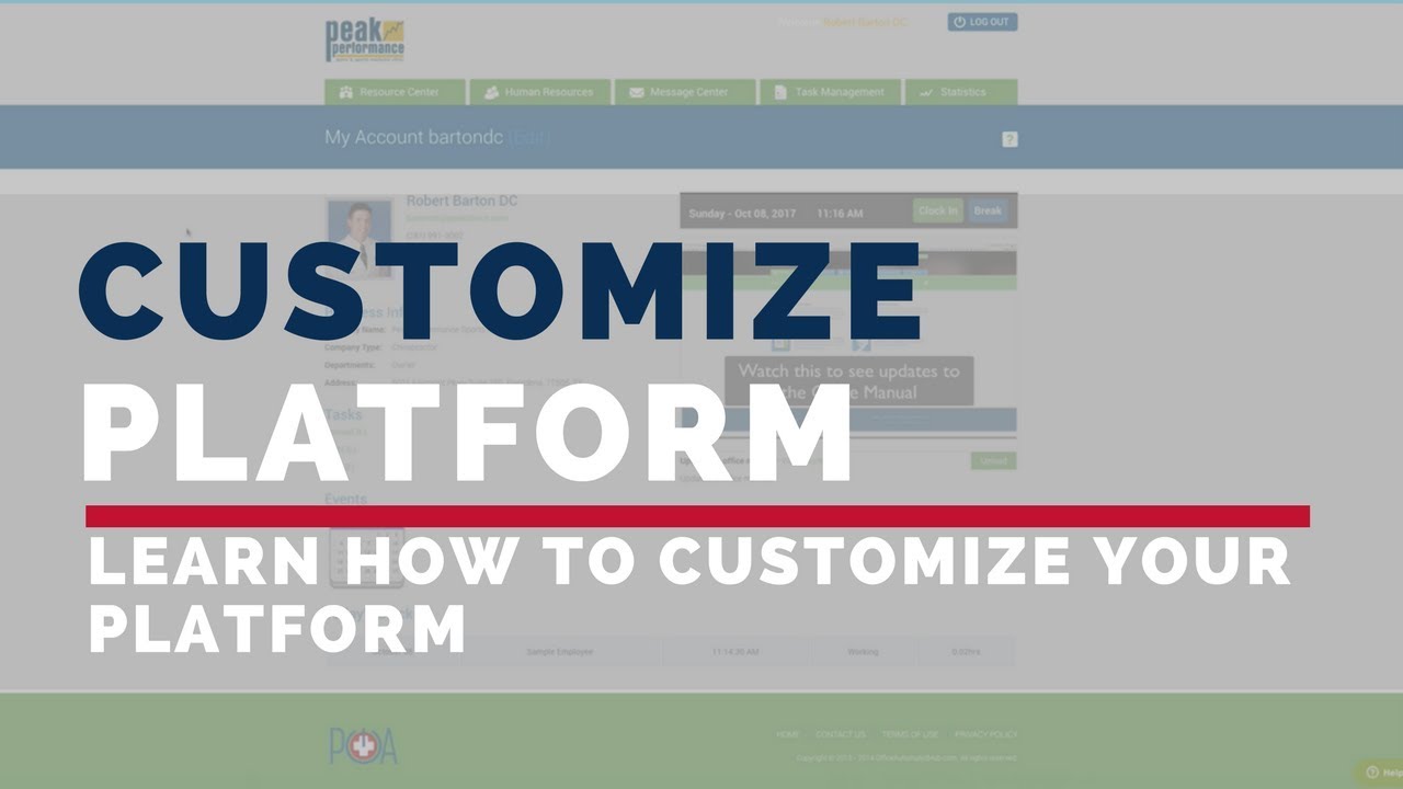 Customize Platform - YouTube