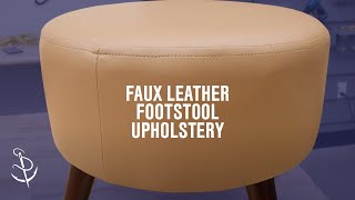 How to Reupholster a Round Footstool With Ultraleather®