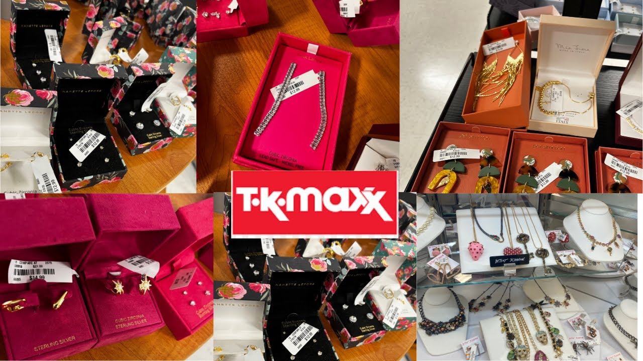 TJ MAXX SHOP WITH ME! NEW JEWELRY FINDS RINGS,EARRINGS, NECKLACES, AND
