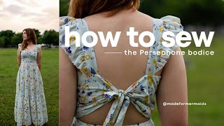 Persephone Bodice Tutorial