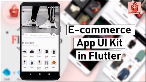 FlutterShop E-commerce App UI kit |  E-commerce Template 2020 in Flutter
