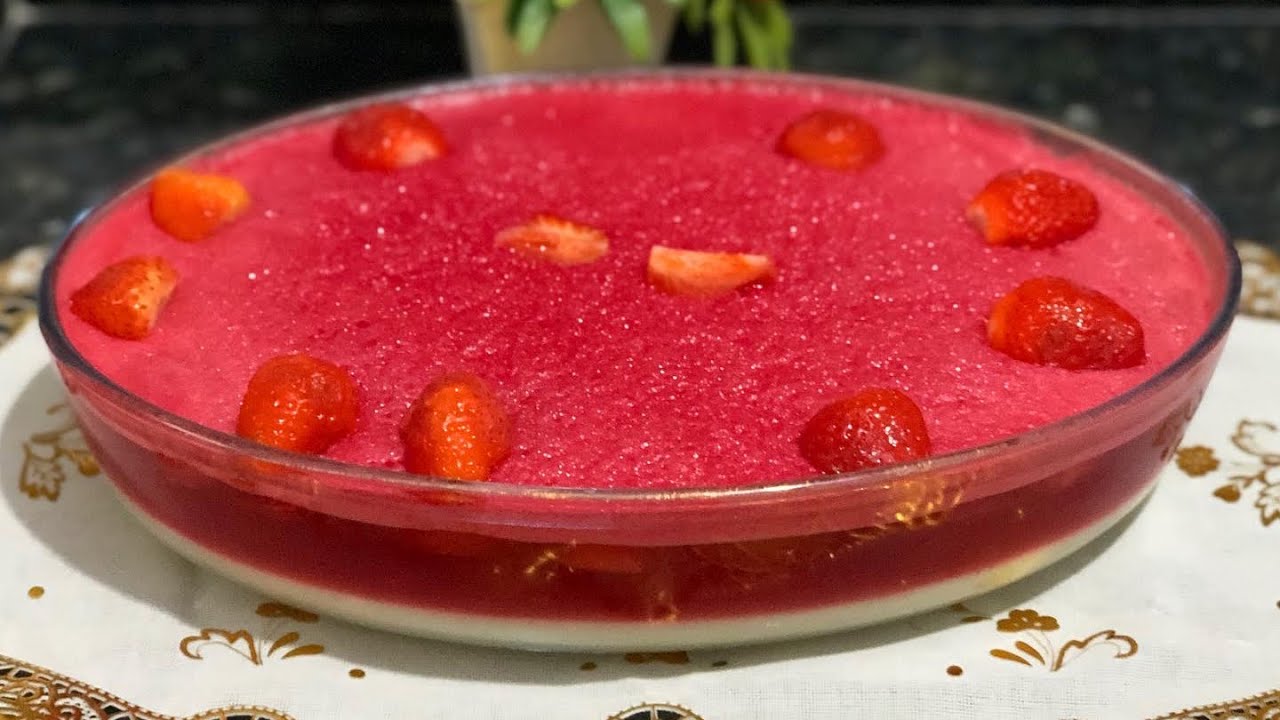 SOBREMESA DE GELATINA COM CREME DE LEITE CONDENSADO!!! RECEITINHAS COM