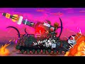 Terrible war. World of tanks animation.Battle cartoon. Tank cartoon for kids Monster Truck animation