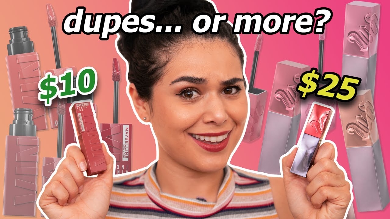 Are these the EXACT SAME PRODUCT!? Maybelline Superstay Vinyl Ink vs. Urban  Decay Vice Lip Bond - YouTube
