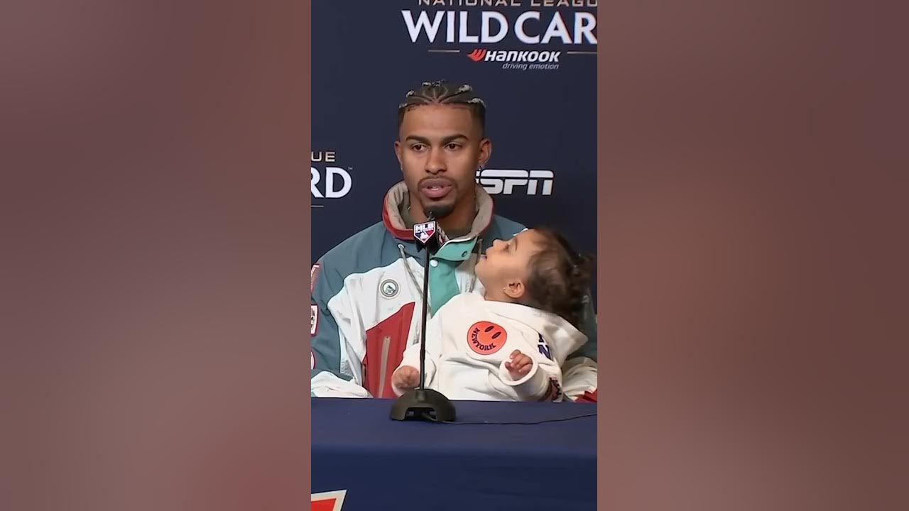 This moment with Francisco Lindor's daughter from Wild Card was