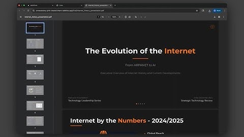 slide decks with rabbit intern
