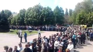 Референдум в г. Димитрове Донецкая область 11.05.2014 (11:47)