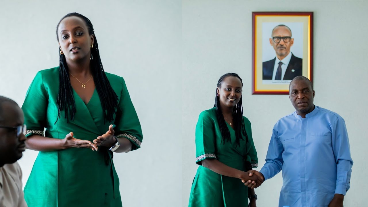 AMAFOTO: SANDRINE ISHEJA YATANGIYE AKAZI MURI RBA/CLEOPHAS BARORE ...