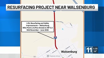 CDOT to begin resurfacing project on I-25c north of Walsenburg