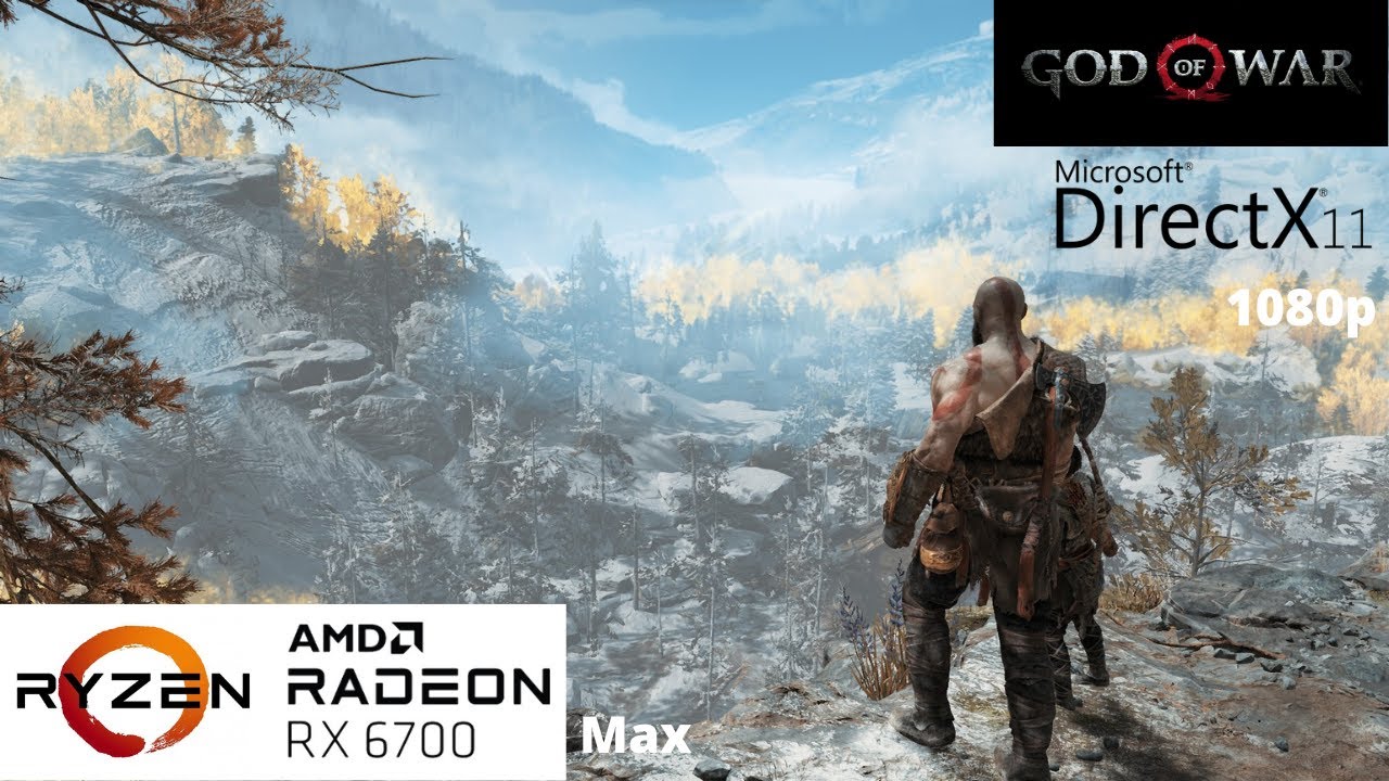 God of War - RX 6700 Benchmark Run - YouTube