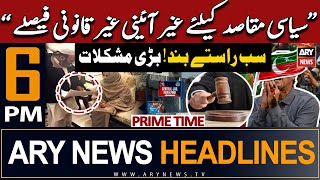 ARY News 6 PM Prime Time Headlines 3rd February 2024 | 𝐁𝐚𝐧𝐢 𝐏𝐓𝐈 𝐤𝐢 𝐛𝐚𝐫𝐢 𝐦𝐮𝐬𝐡𝐤𝐢𝐥𝐚𝐭