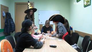 Halloween lesson for 7 9 years old kids.  Halloween games
