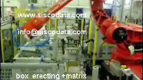 ROBOT BOX + SEAL+ PALLETIZING + STRETCH WRAP VIDEO PART 1