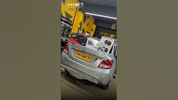 SWIFT DZIRE,ANDROID SYSTEM WITH REVERSE CAMERA,DVR CAMERA,DOOR SPEAKERS,8INCH SUBWOOFERINSTALLATION