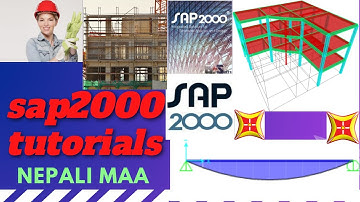 Sap 2000 v20 beginner series//vedio 6// nepali maa