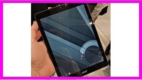First Chrome OS tablet photographed at trade show with Acer logo and unknown specs by BuzzFresh News