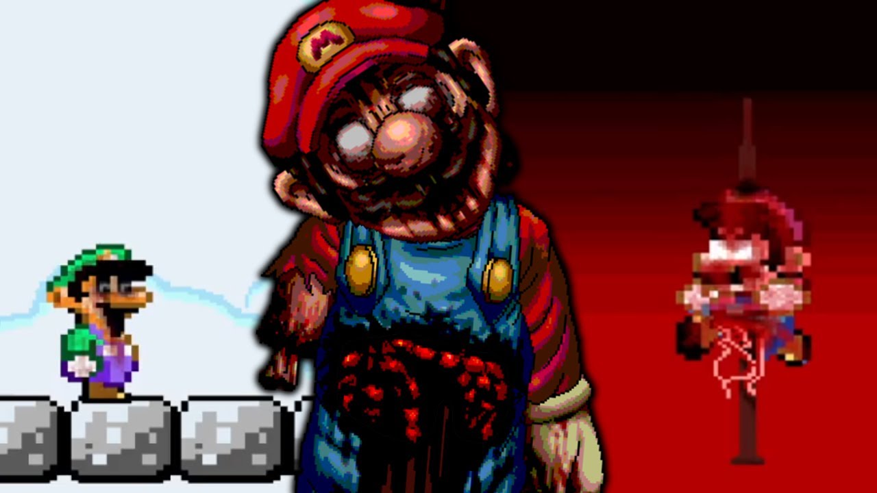 THIS MARIO WORLD HORROR GAME JUMPSCARED ME TO DEATH! - YouTube