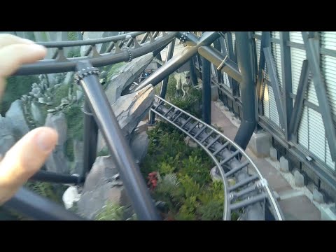 VelociCoaster Front Row POV Jurassic World Universal Studios 1080P 60FPS OnRide