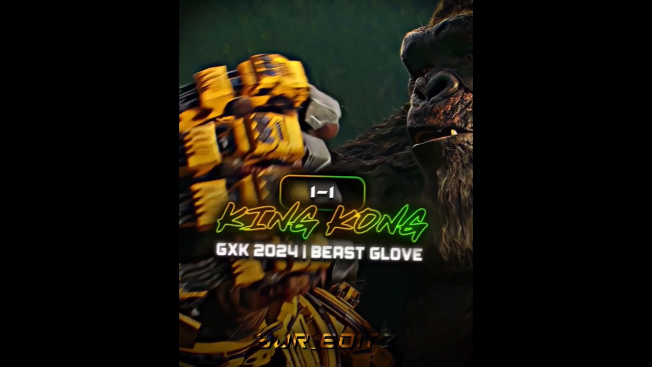 Godzilla (Evolved Base) vs Kong (Beast Glove & Axe)