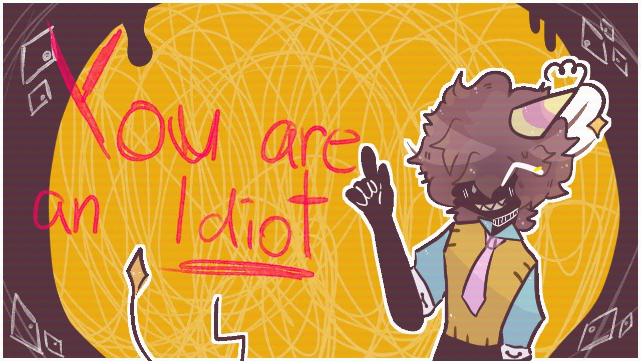YOU ARE AN IDIOT // ANIMATION MEME // Flashing lights, eyes - YouTube