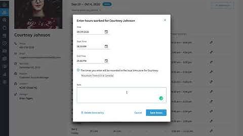 Editing Employee Timesheets | Eddy