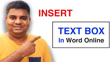 How To Insert Text Box In Word Online (Office 365)