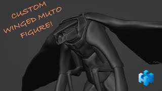 custom winged muto figure! (prototype)