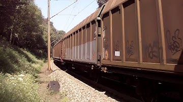 DB Schenker Rail E189 with Mixed Freight Train at Venlo, the NL May 30,2012