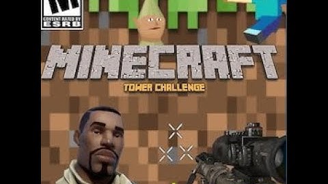 Minecraft Tower Challenge!!! (Bo3 Custom Zombies)