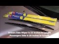 Replacing Wipers With Michelin RainForce All Weather Performance Wiper Blades Hyundai Santa Fe 2003