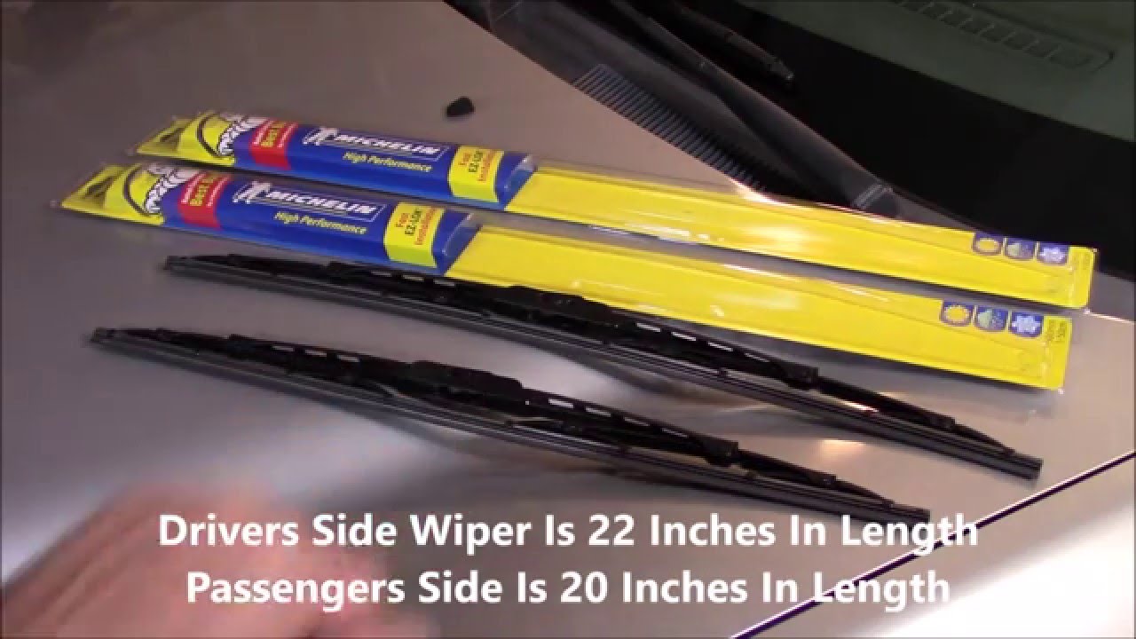 Replacing Wipers With Michelin RainForce All Weather Performance Wiper Blades Hyundai Santa Fe 2003 Hyundai Santa Fe Windshield Wipers Size