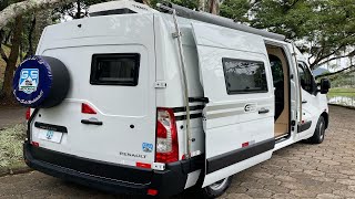 GS MOTORHOMES, MONTAGEM EM RENAULT MASTER L2H2, COMPLETA, 2 CAMAS, BANHEIRO COM VASO CASSETE. CNH B. by Casas sobre rodas 49,192 views 8 months ago 9 minutes, 44 seconds