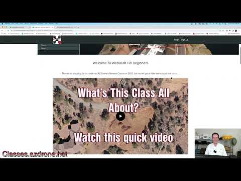 WebODM Class Launch - A Low Cost Open Source Drone Modeling Program