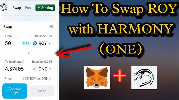 How To Swap ROY Token With HARMONY (ONE) Using Viper Exchange in Metamask Mobile App.