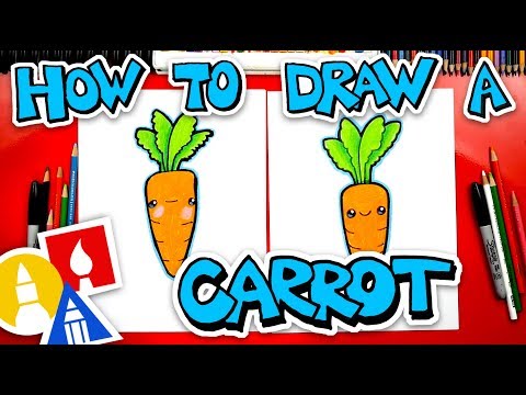 Video: How To Draw A Carrot