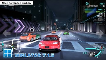 Need for Speed Carbon - Winlator 7.1.5 glibc amod - Android Gameplay Snapdragon 870