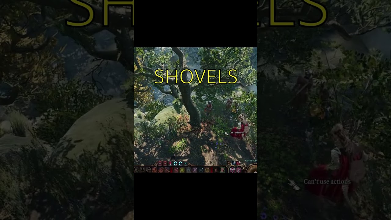 Leave your home with supplies... like a shovel! 