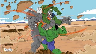 DOOMSDAY vs HULK(2008), HULK(2003) / flipaclip animation