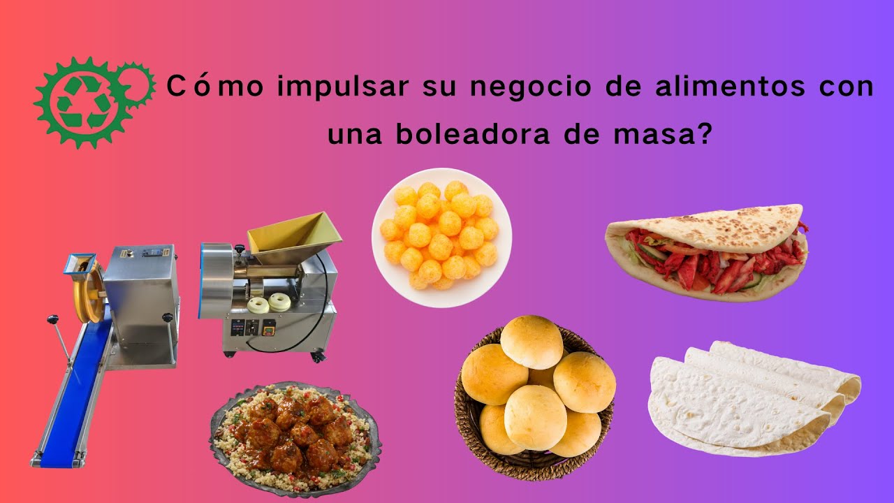 Máquina divisora ​​y redondeadora de masa eléctric | divisor y boleador de bolas de masa 